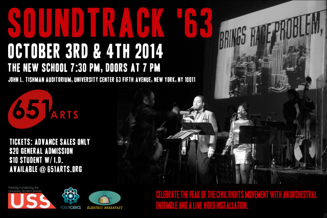 Soundtrack ‘63 at the New School